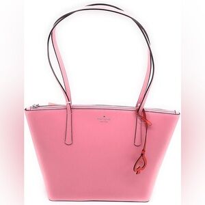 **SOLD** Kate Spade Zina Smooth Pink Leather Large Tote